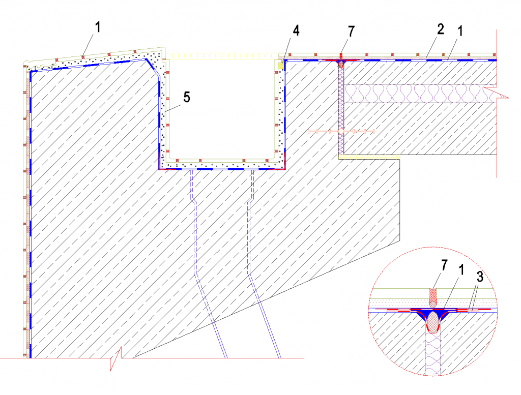 3.60.20 Přepadový žlab typu „Finland“ v bazéně s termální nebo slanou vodou – třídy zatížení: B, C