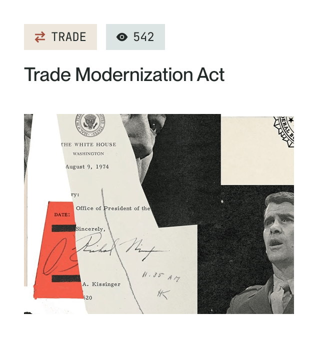 Card showcasing a share-able policy act.