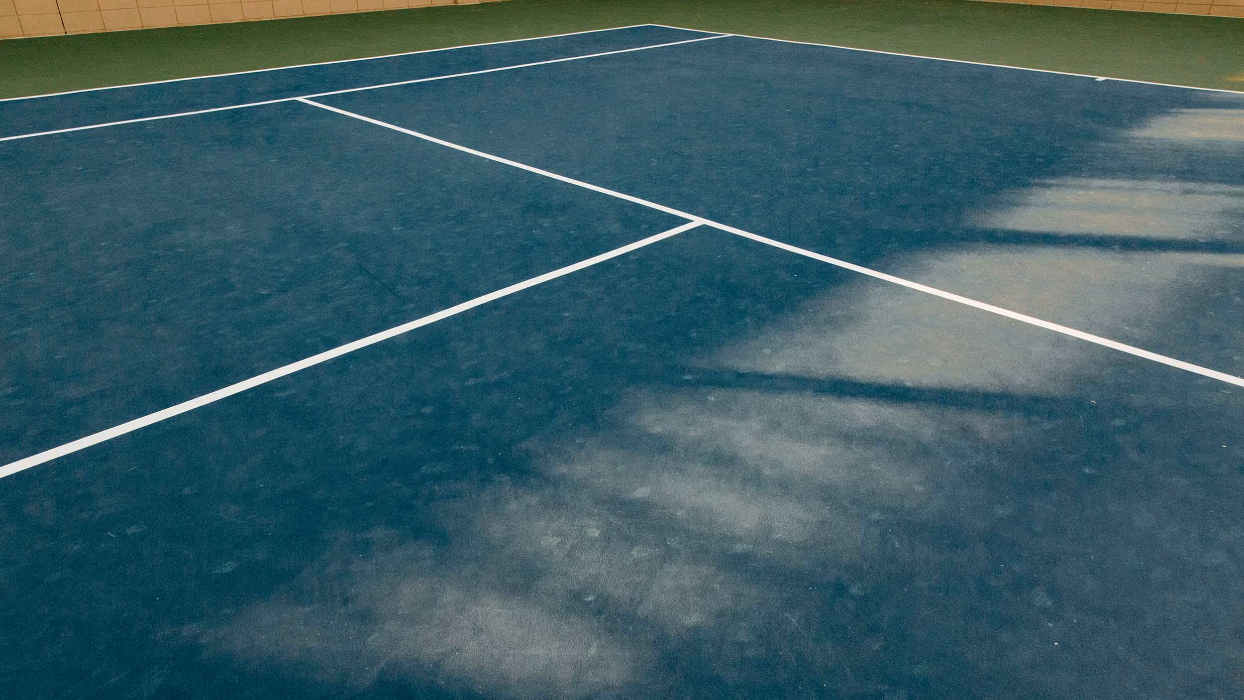 Tennis court field