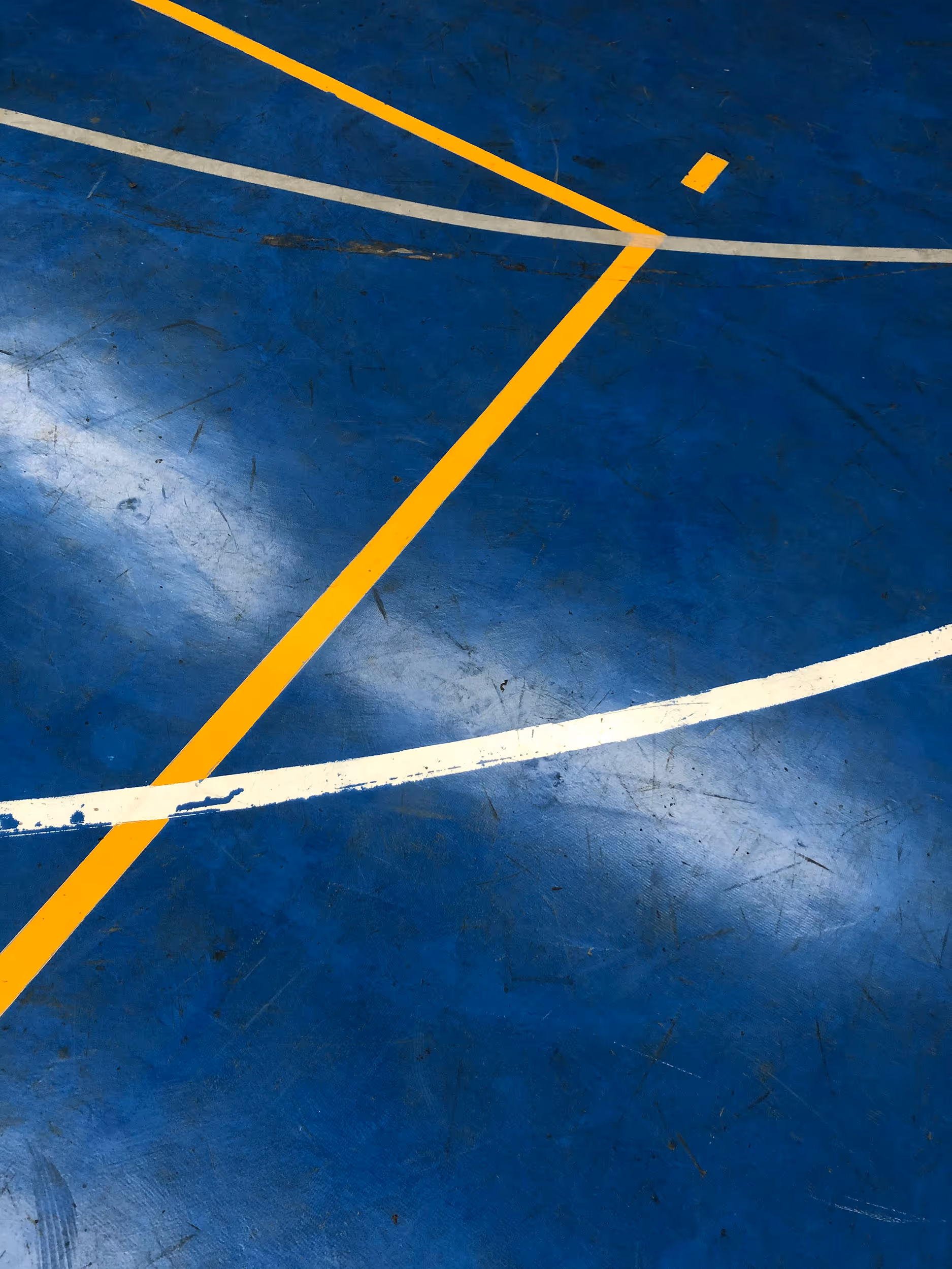 Volleyball court floor