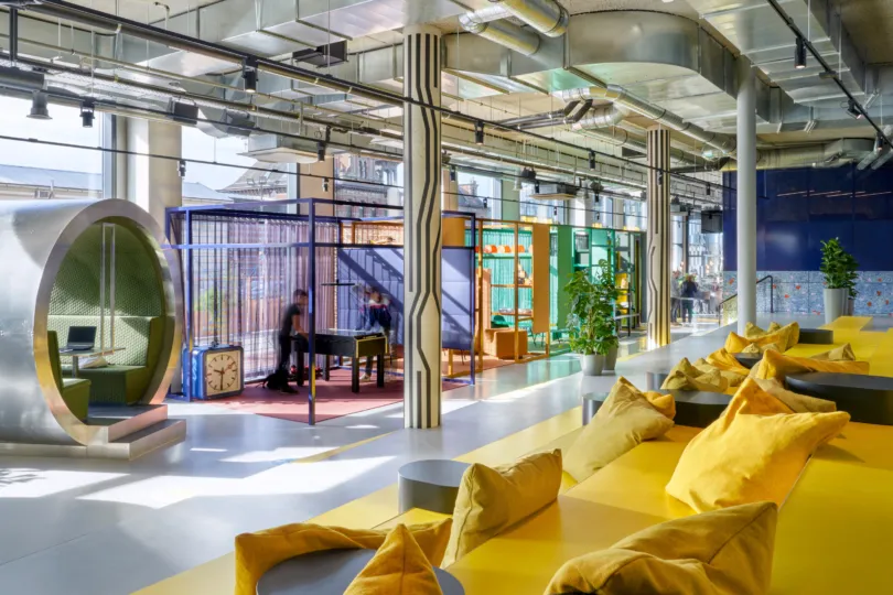The Student Hotel attracts a younger generation that focuses more on belonging than belongings