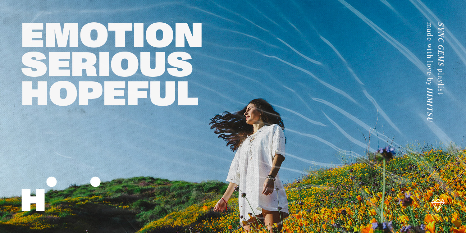 The artwork of "Emotion" playlist by Himitsu, providing music for films.