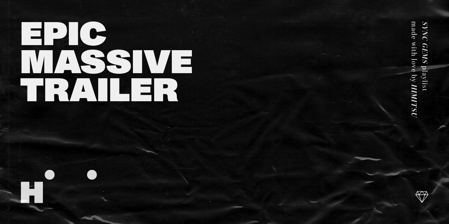 The artwork of "Epic" playlist by Himitsu, providing music for films.