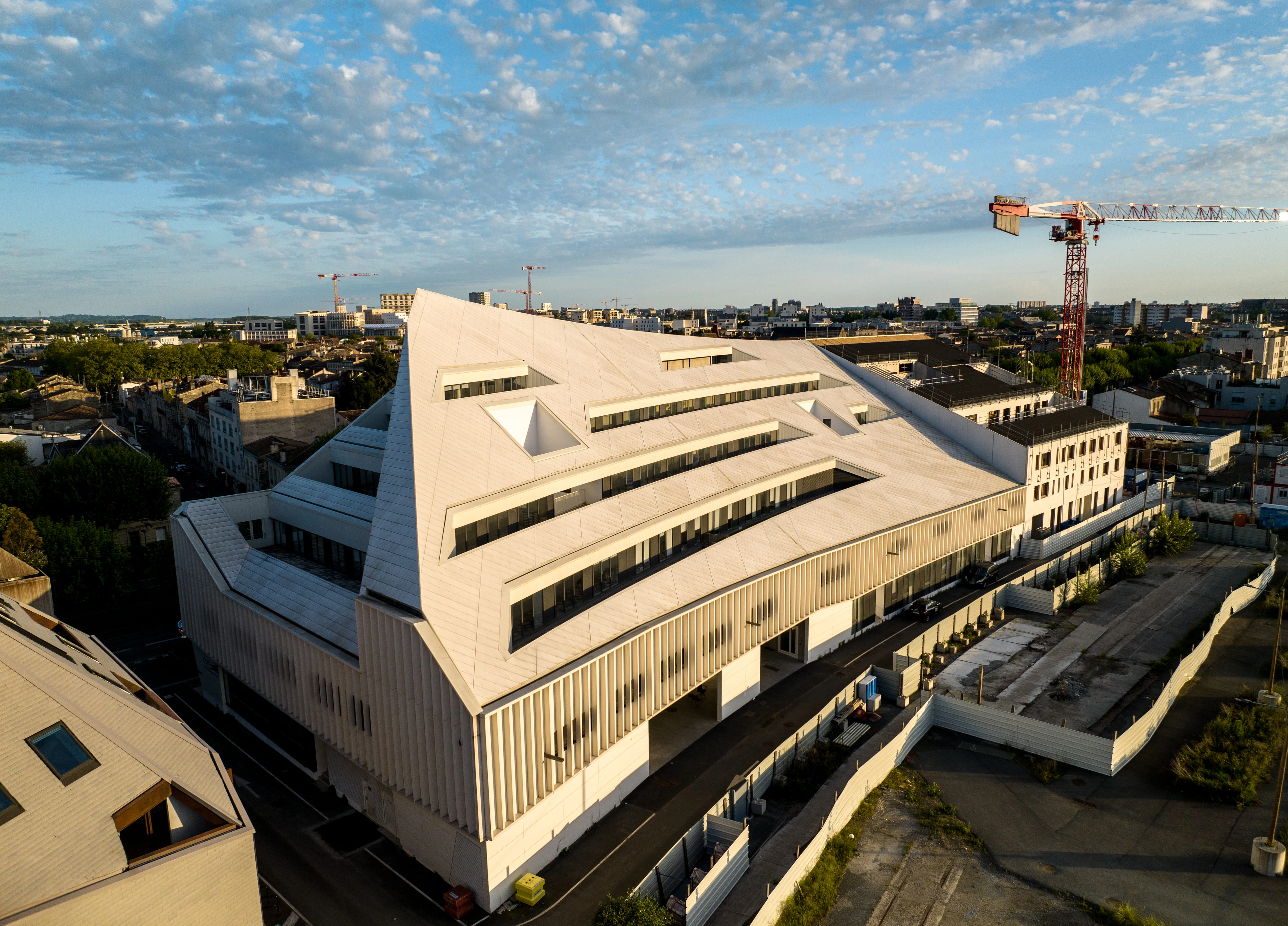 Plan de vue aérien de la Clinique Thiers, projet mené par INTECH