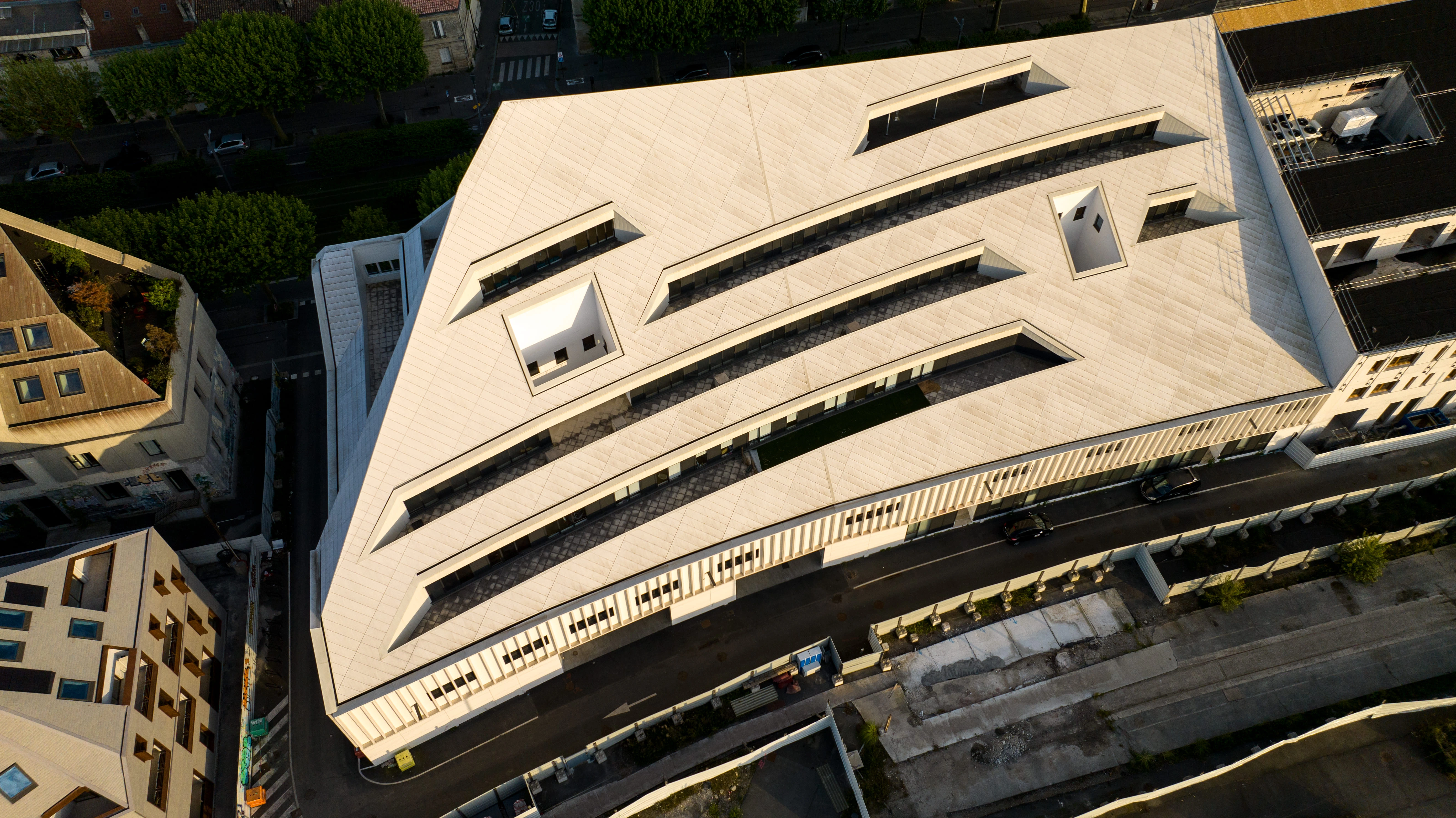 Plan de vue aérien de la Clinique Thiers, projet mené par INTECH