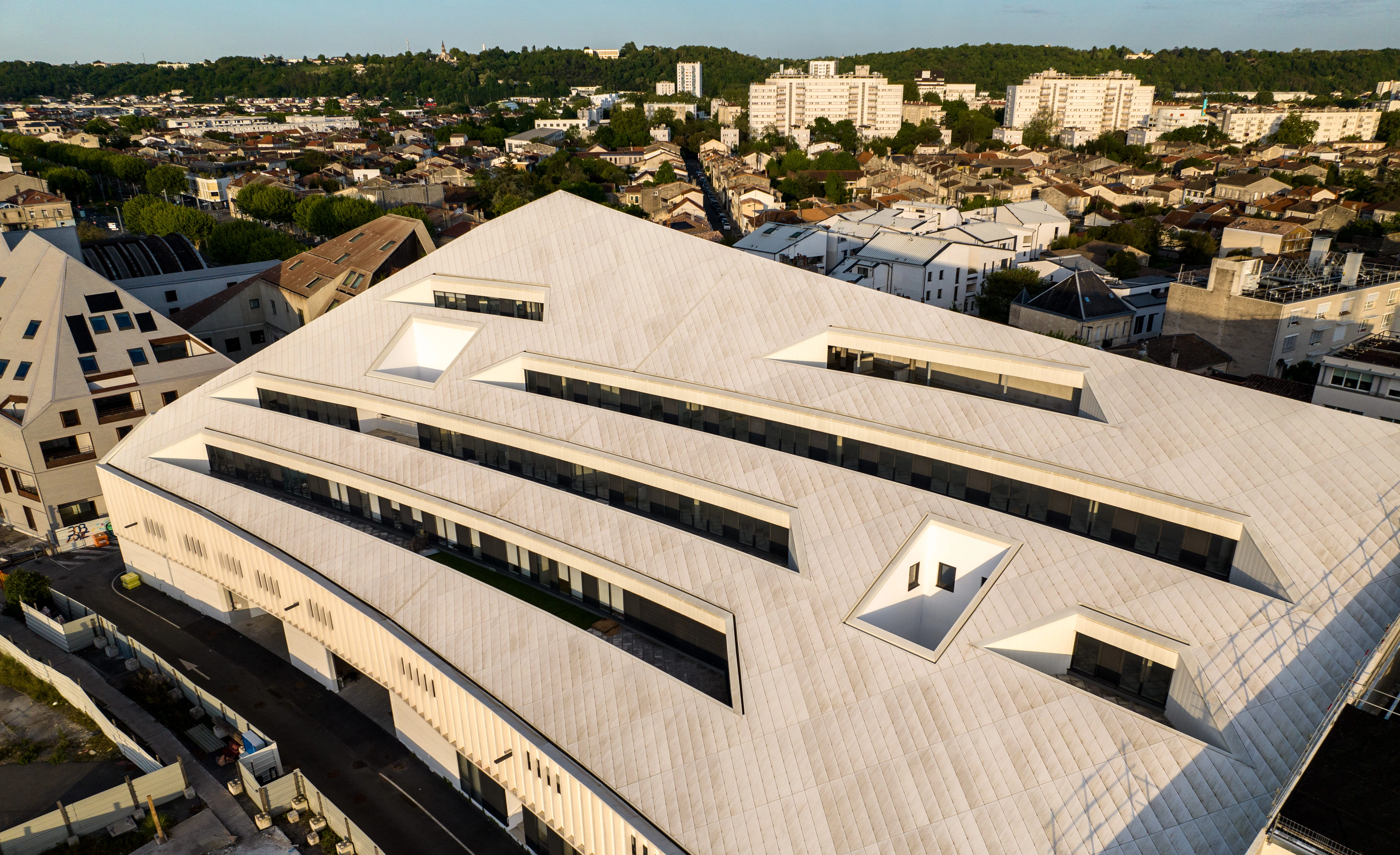 Plan de vue aérien de la Clinique Thiers, projet mené par INTECH