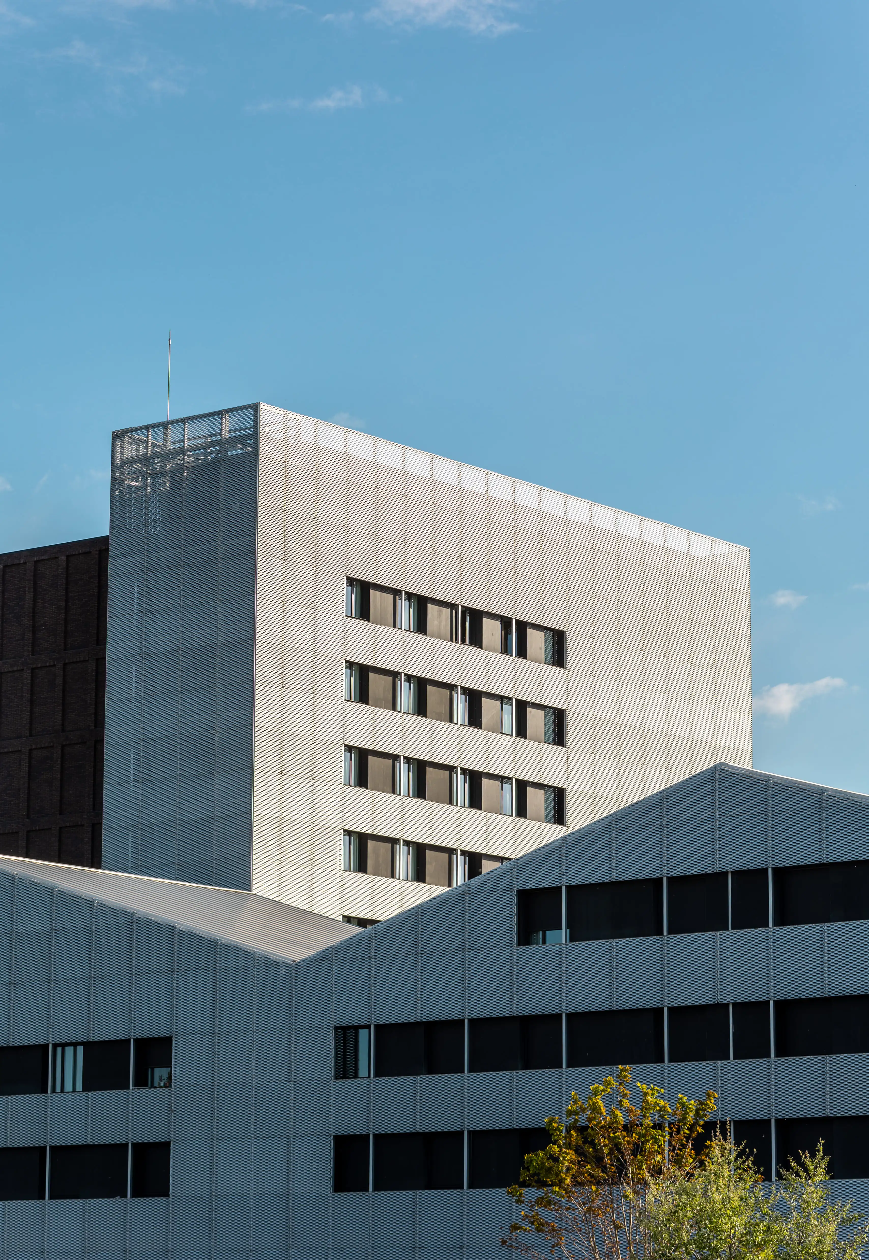Vue extérieure de l'Ilôt P11, projet réalisé par INTECH