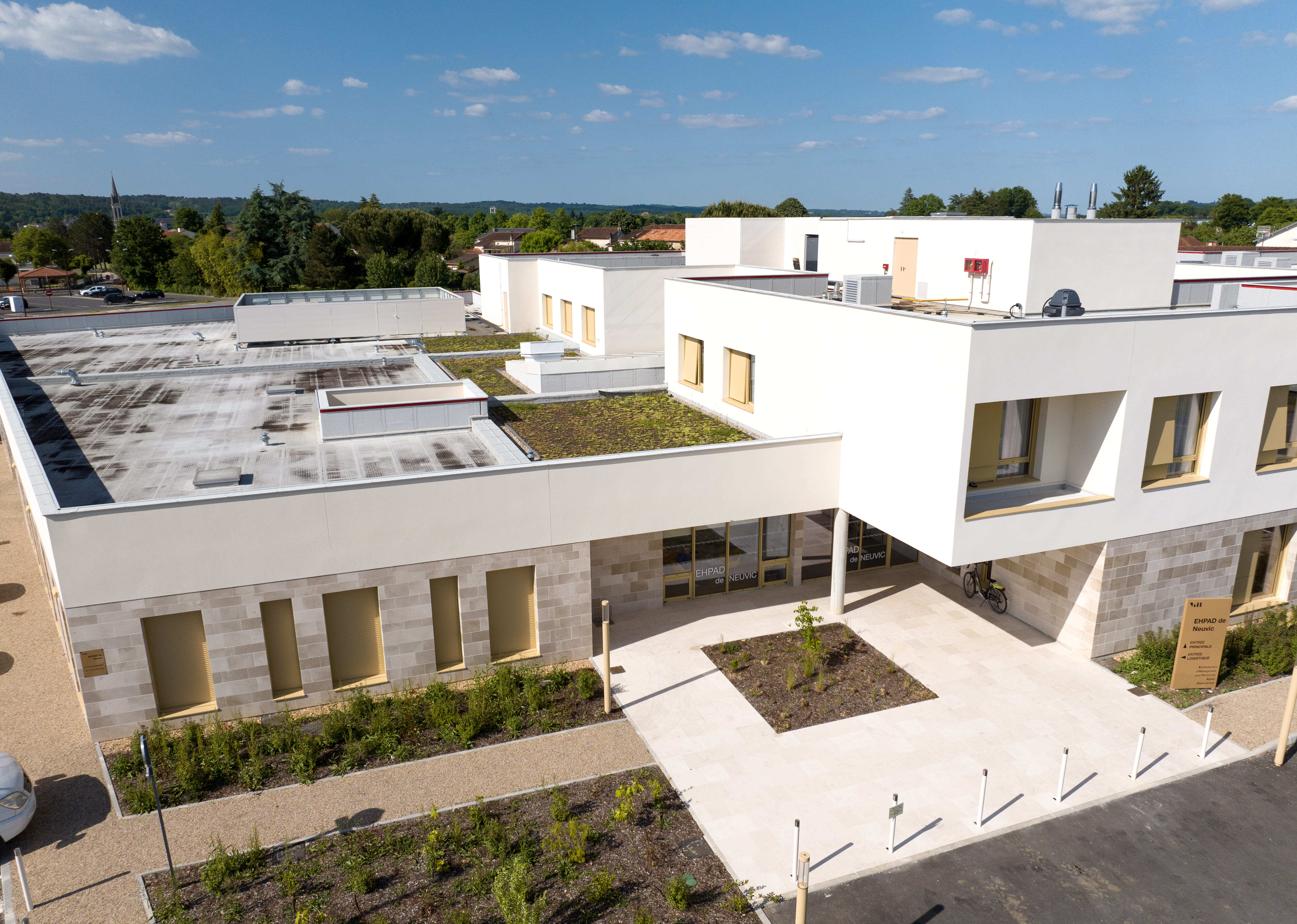 Vue de l'EHPAD de Neuvic, INTECH, BET TCE, cuisine et SSI