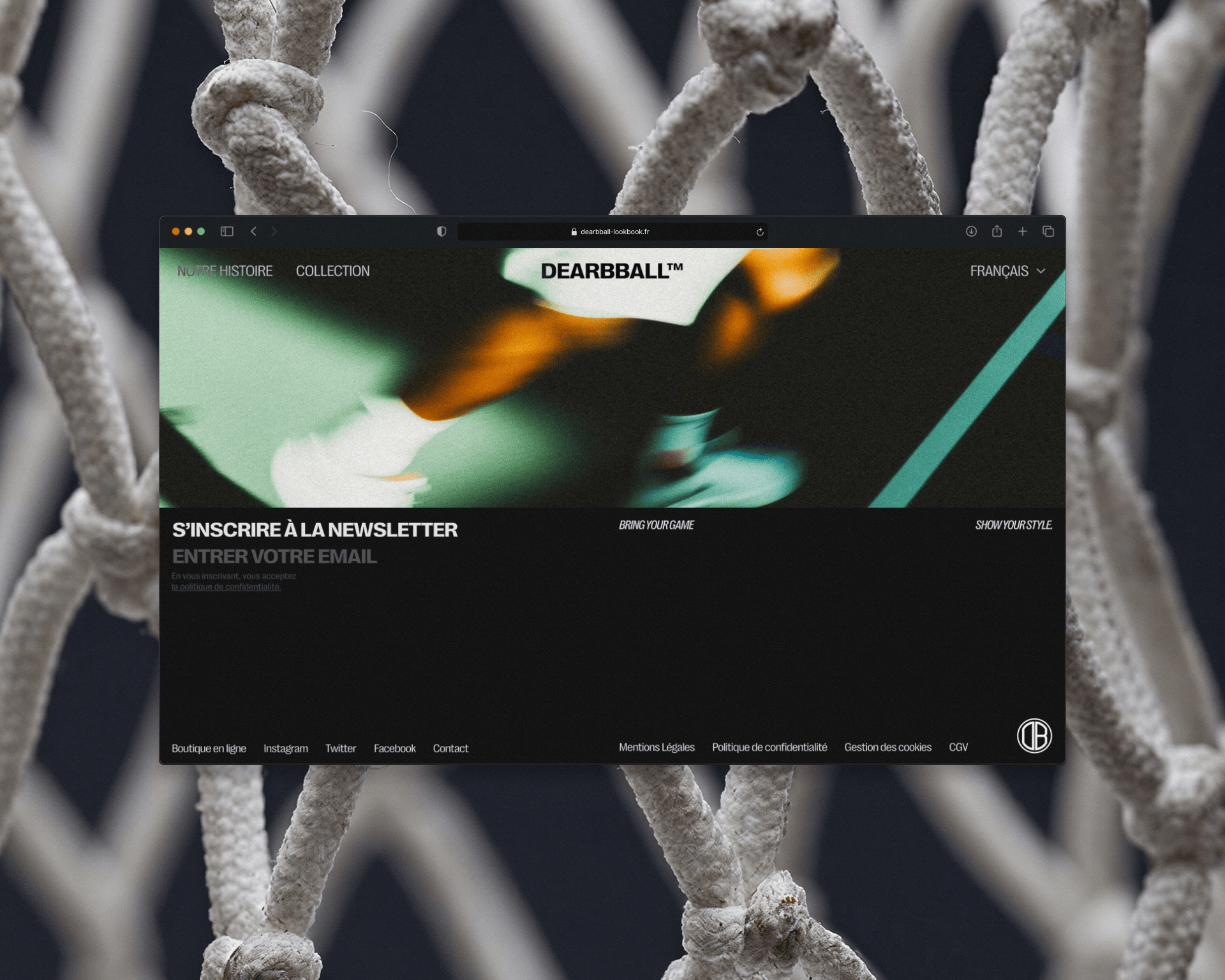 ecran desktop-dearbball