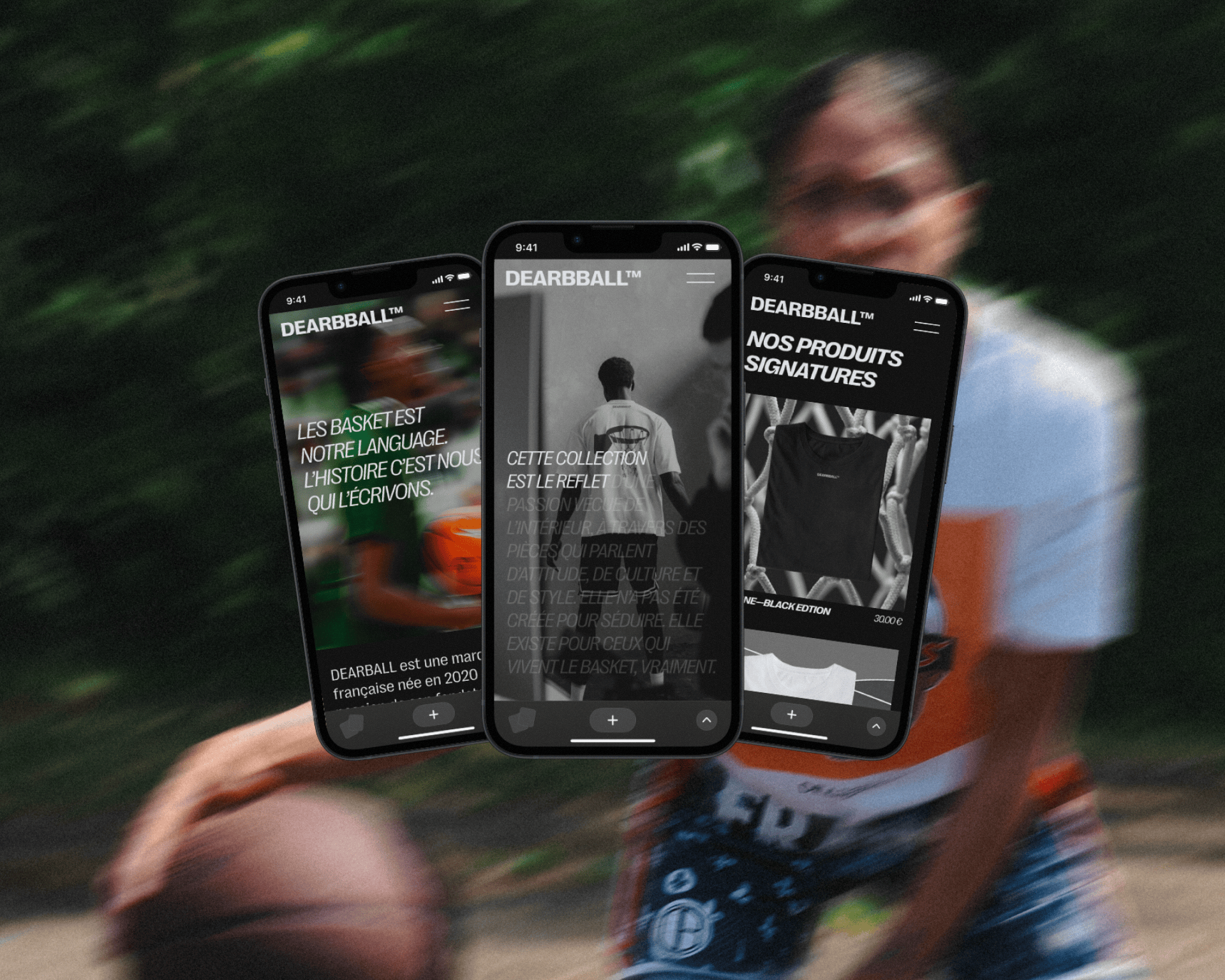 ecran mobile dearbball