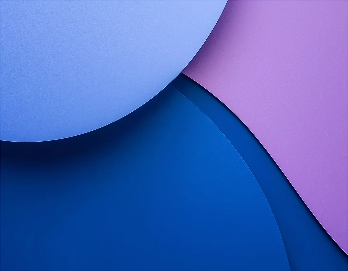 Blue, violet and pink abstract shapes | Domyn blog