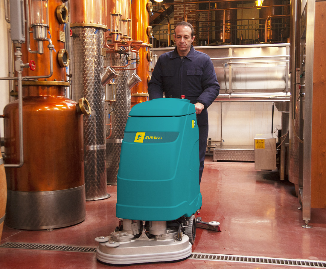 Eureka E61 vasker epoksygulv