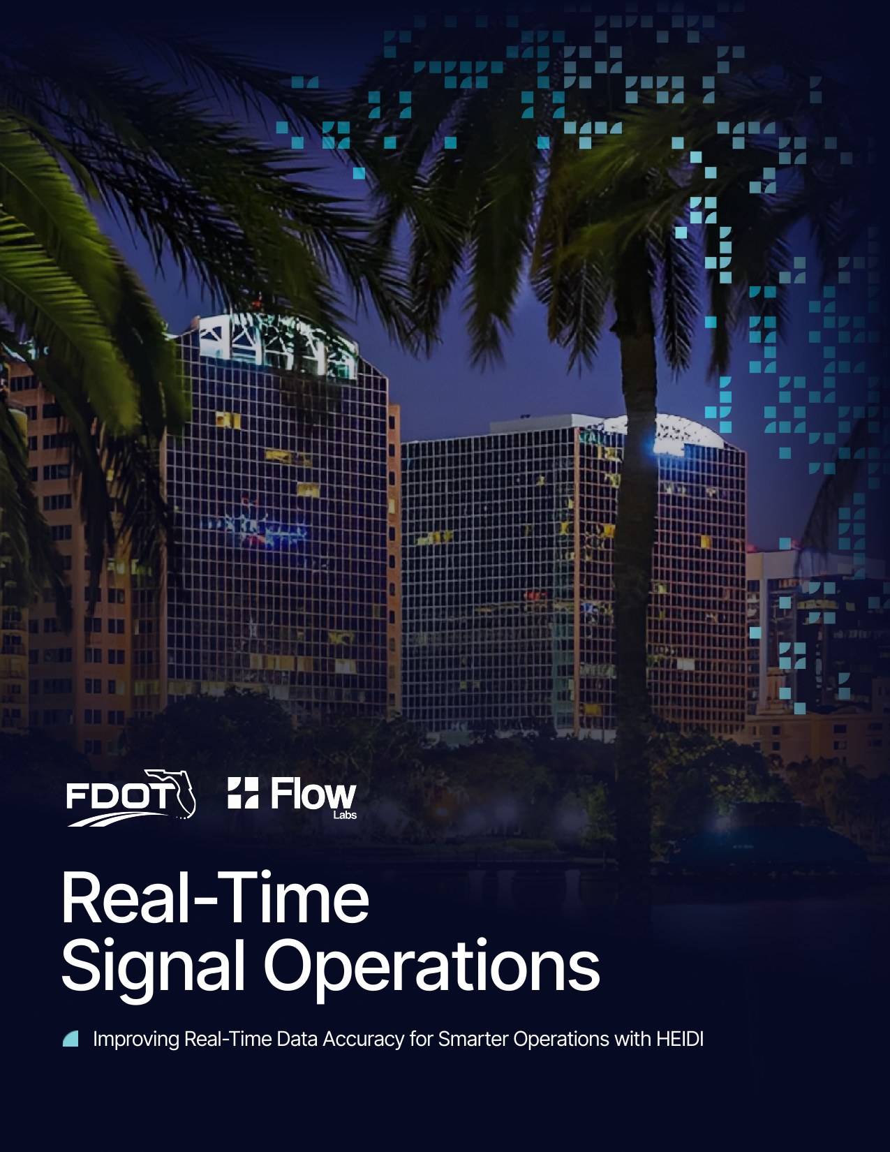 Cover of the FDOT District 5 real-time signal operations case study