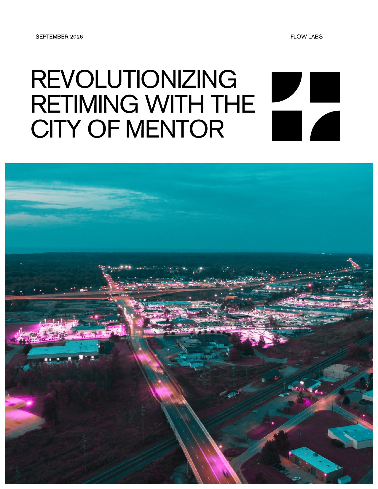 Cover of the City of Mentor case study, Revolutionizing Retiming with the City of Mentor