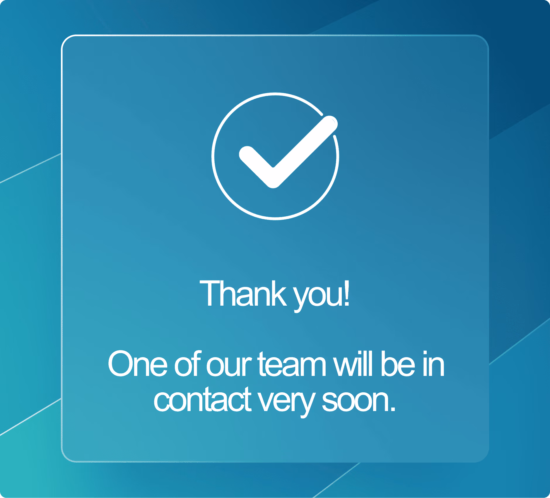 Thank you! One of our team will be in contact very soon.