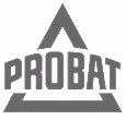 Probat company logo featuring the word PROBAT inside a triangle.