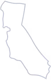 Outline of Map of California