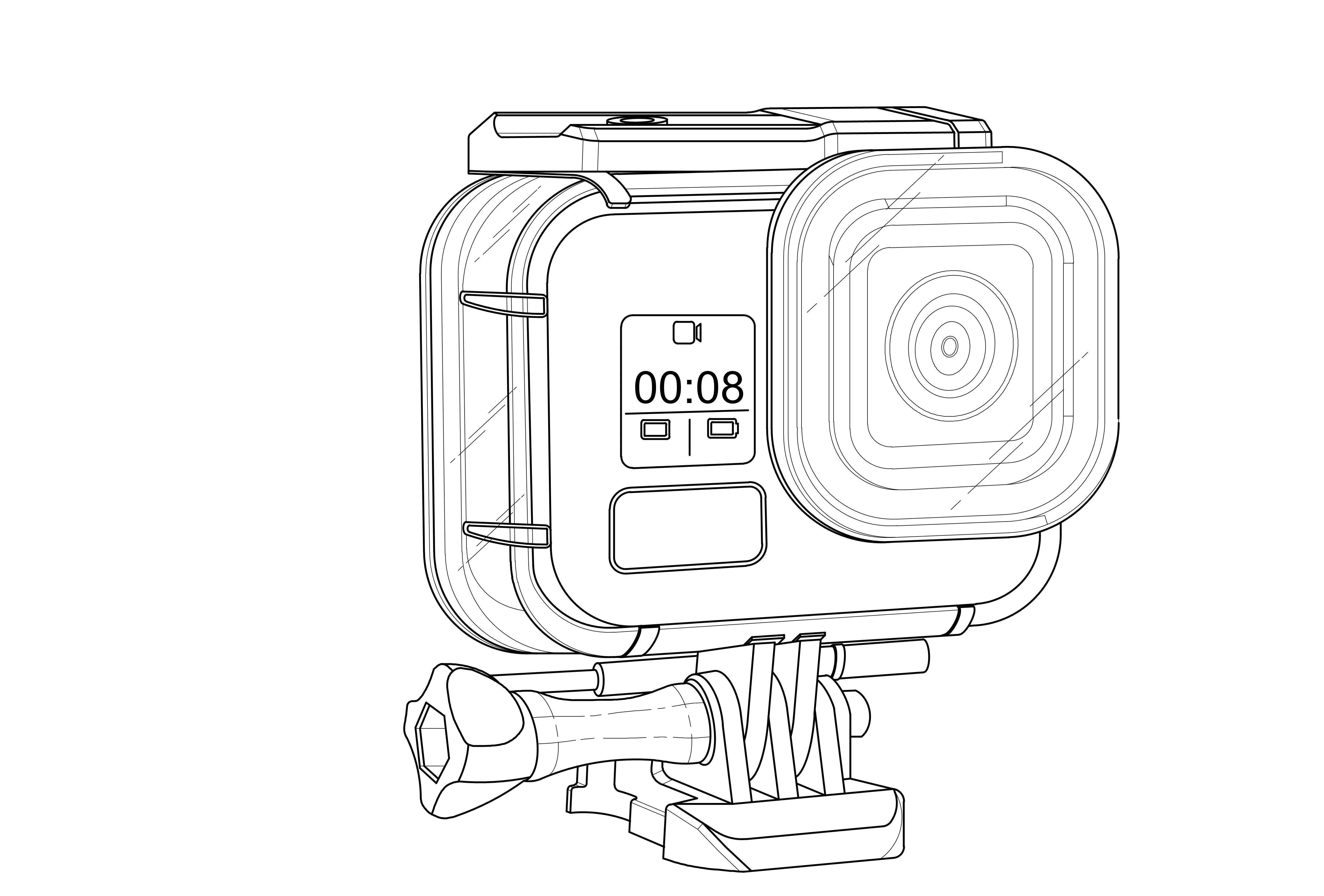 A sample of Design Patent Drawings Number 1