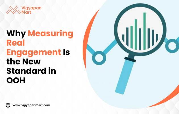 Digital Out-of-Home (DOOH) advertising campaign in 2025, featuring interactive displays with QR codes and augmented reality elements, measuring real-world engagement through mobile interactions and social media actions.