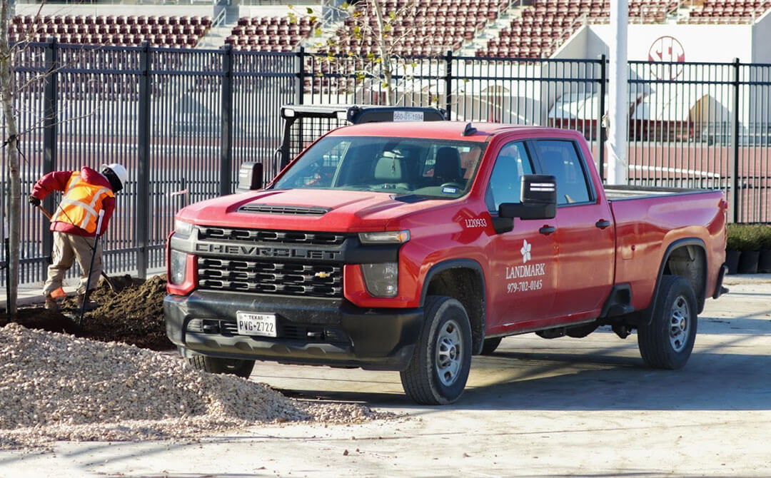 Image of Landmark pick-up truck