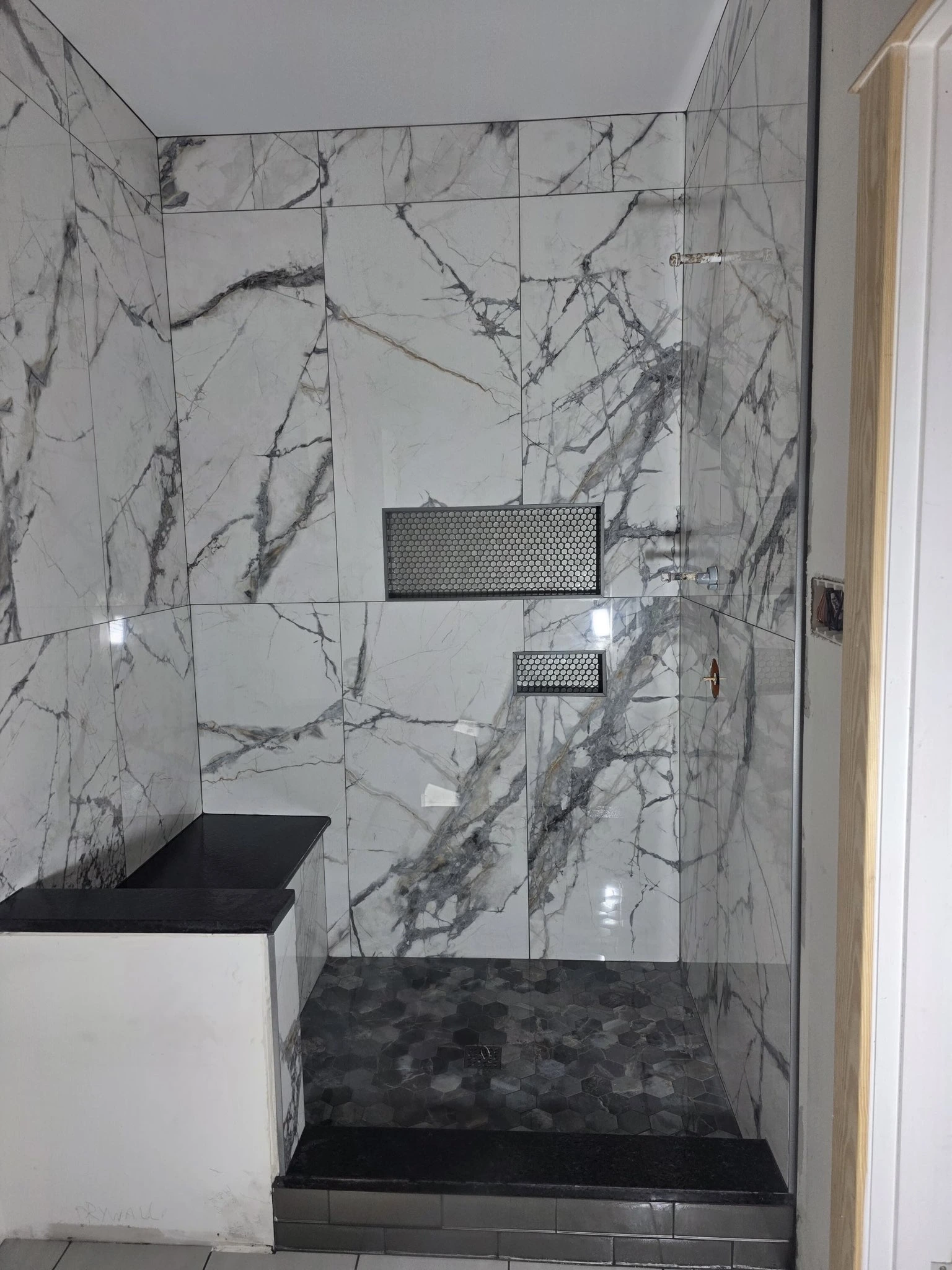 bathroom tub remodel in progress in richmond va