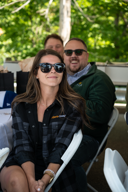 staff enjoying meeting