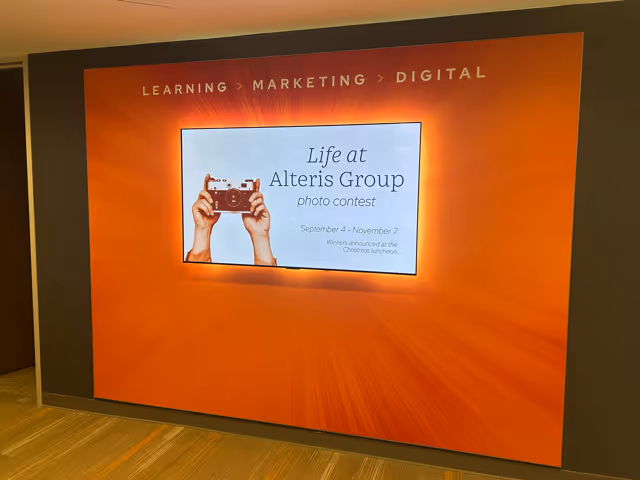 Alteris interactive feature wall