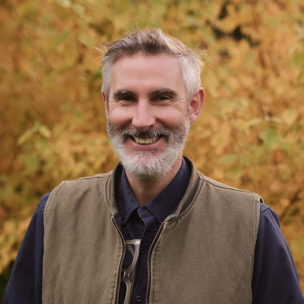 Tom Gibb, Partner at Haverstock, smiling.