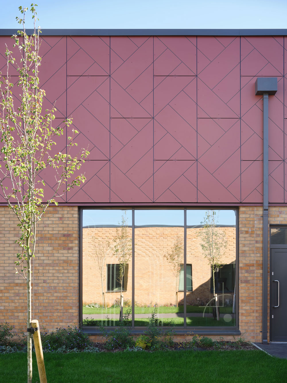 The façade at Sir Geoff Hurst Academy