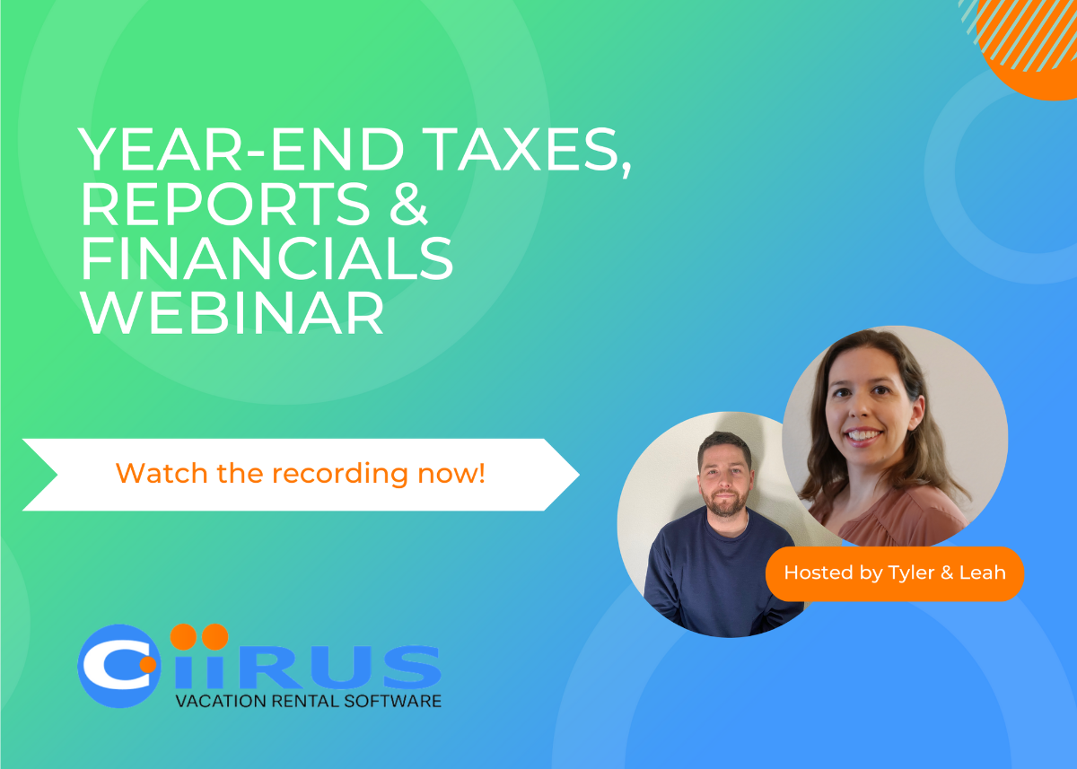 Year-End Taxes, Reports & Financials Webinar Hosted by Tyler & Leah