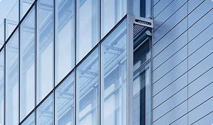 Curtain wall glass