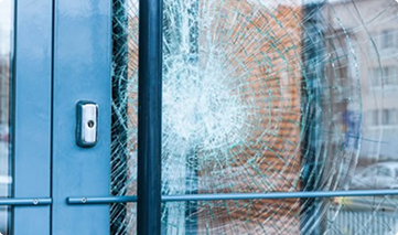 Broken glass