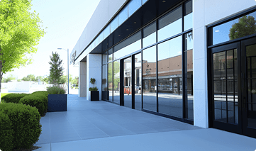 Storefron glass