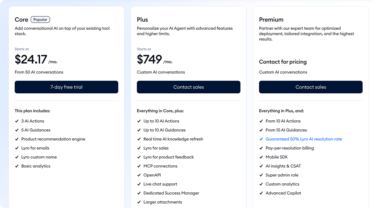 Tidio pricing