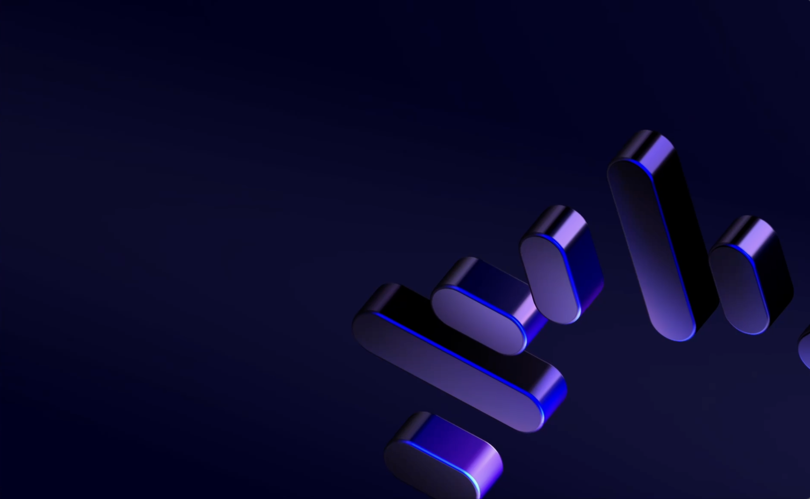 Flowing orange wave-like ribbon on a light background.