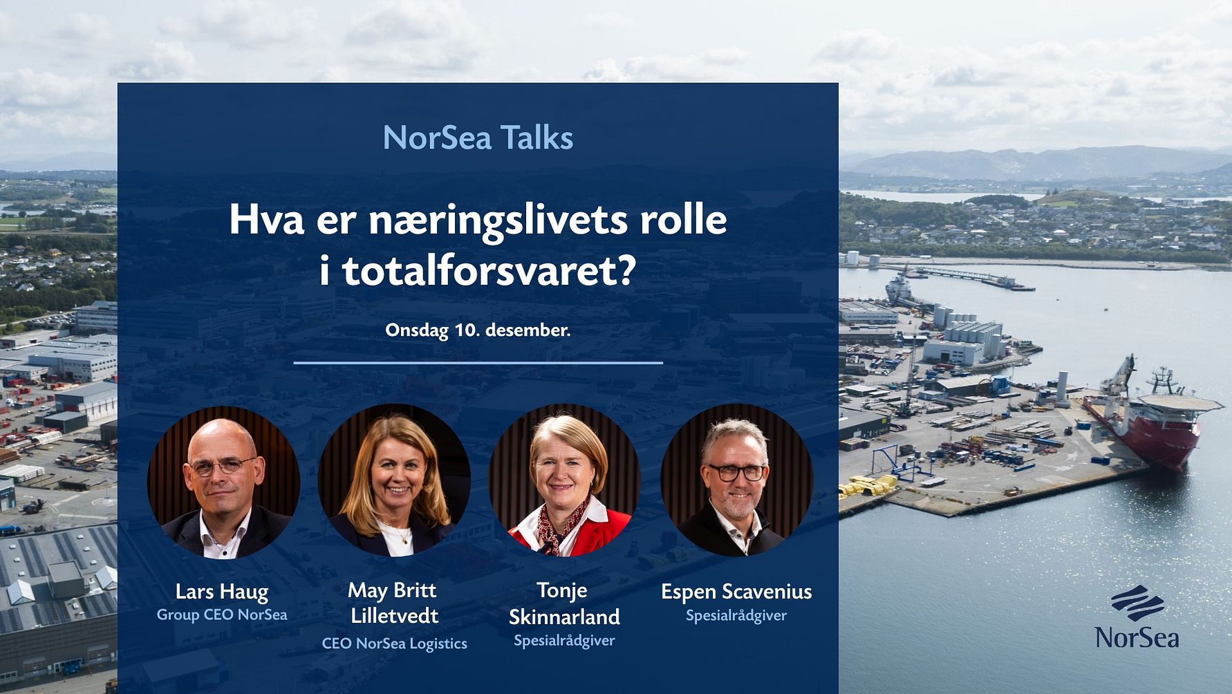 NorSea Talks: Hva er næringslivets rolle i totalforsvaret?