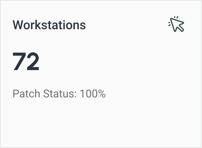 WorkStations Dashboard Card