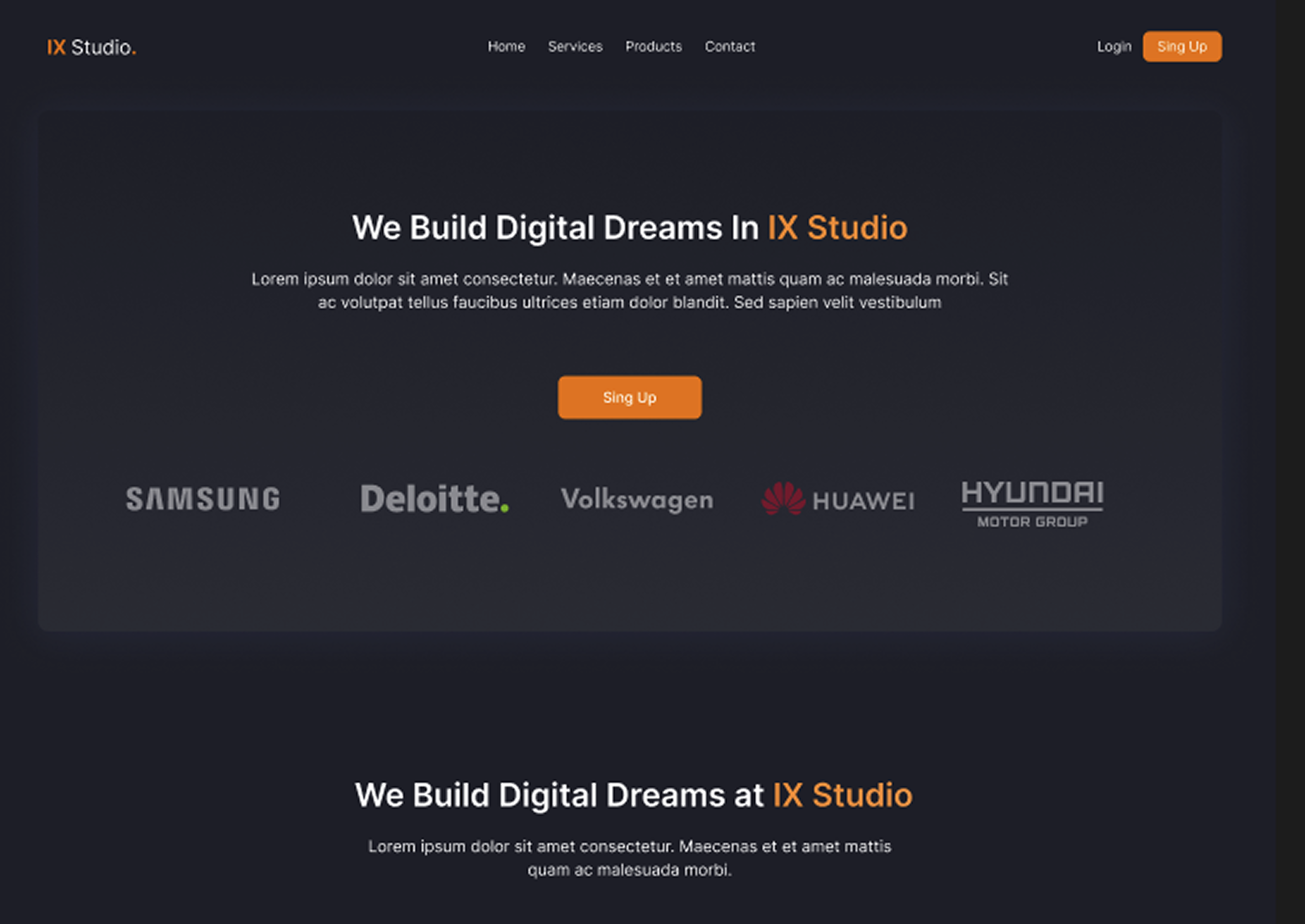 IX Studio website