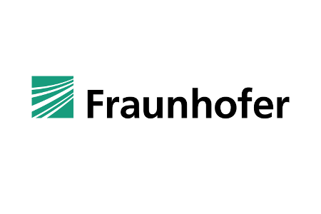 Fraunhofer Society logo with green square and white diagonal lines next to the text 'Fraunhofer'.