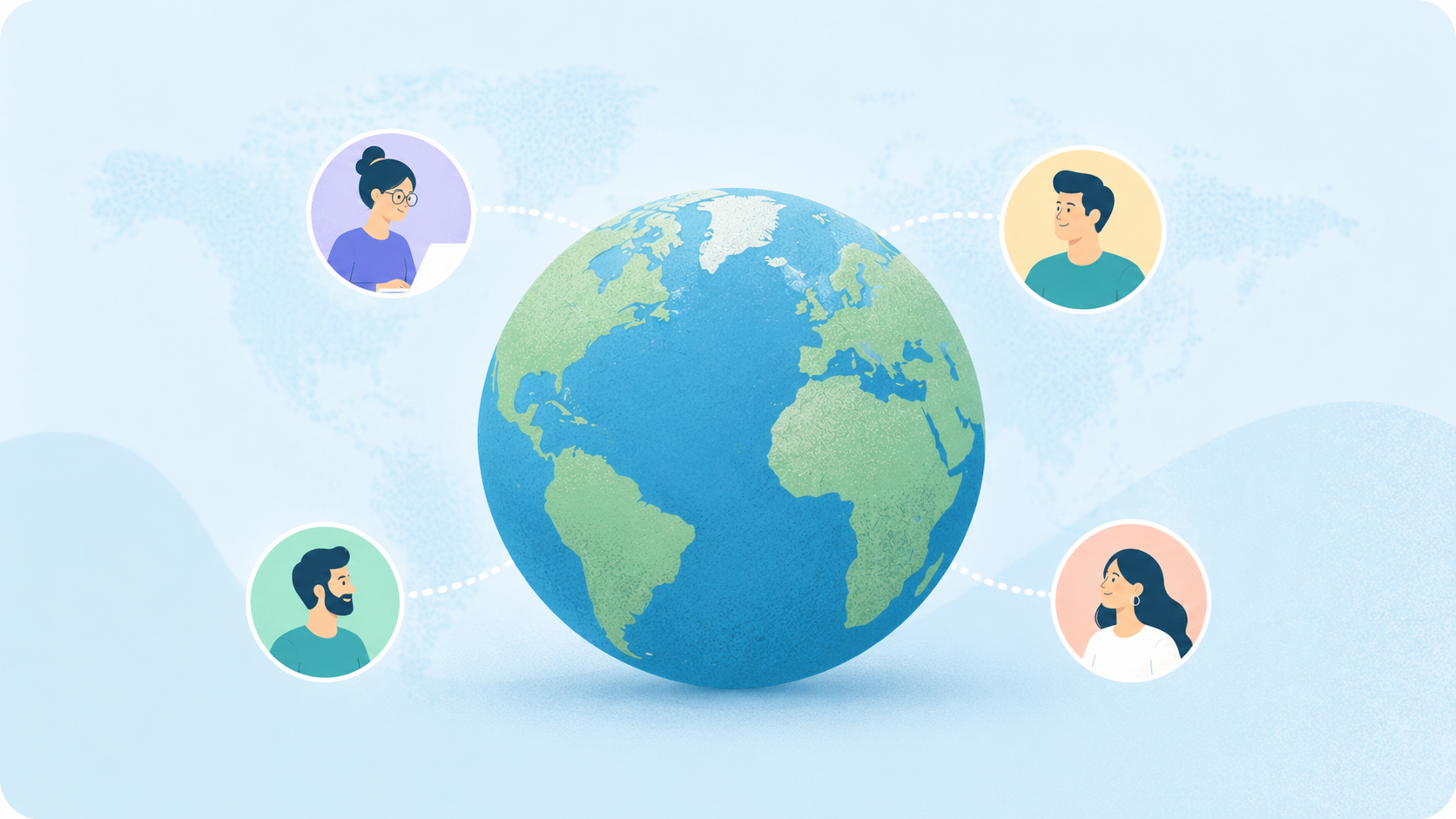 Illustration comparing offshore staffing companies for marketing roles