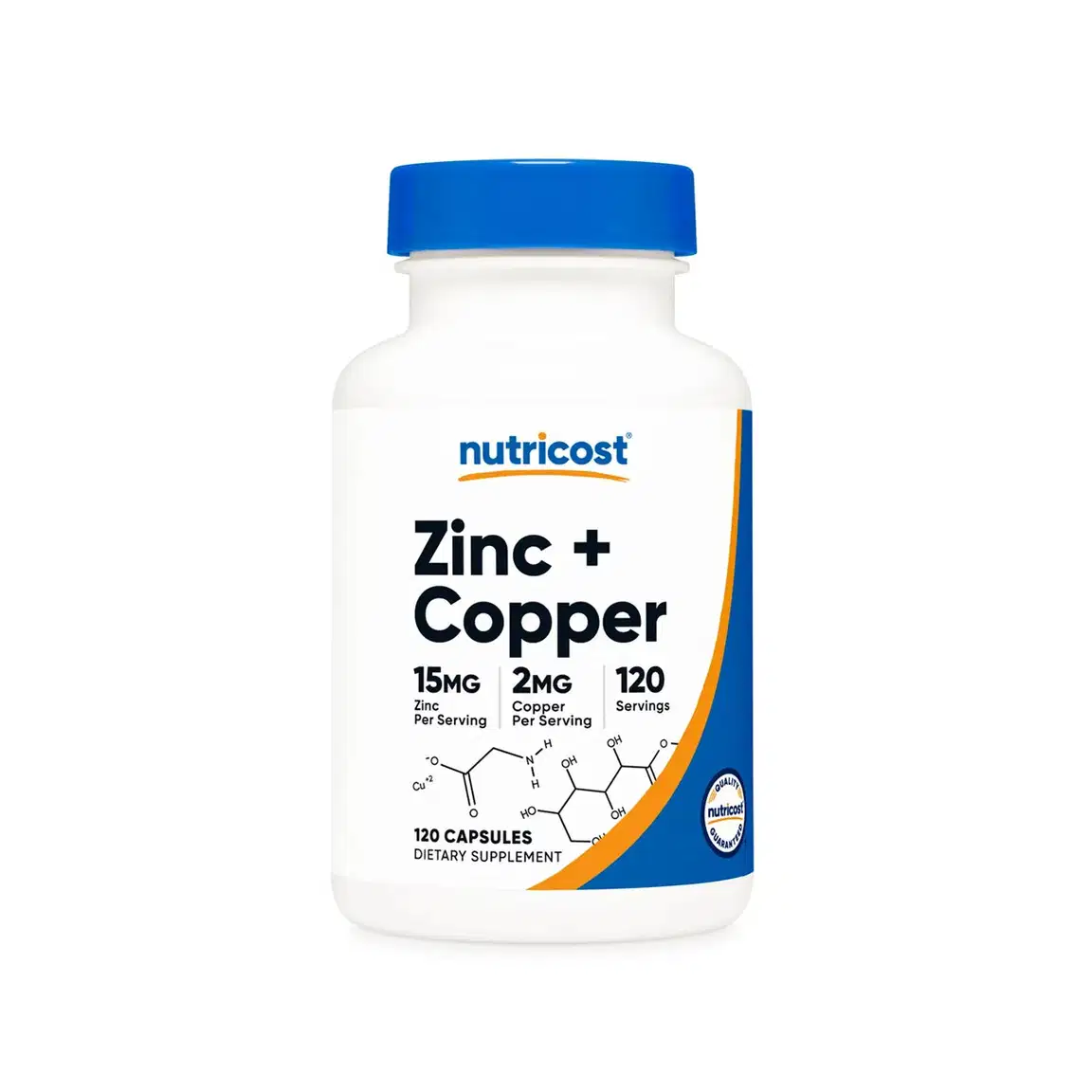 Zinc plus Copper (15 mg +2 mg) 120 Capsules