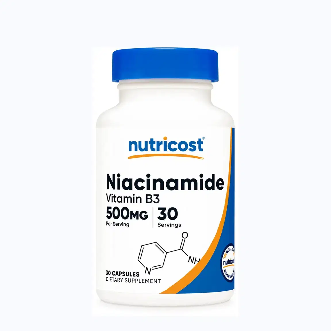 Vitamin B3 (Niacinamide) 500 mg 30 Capsules