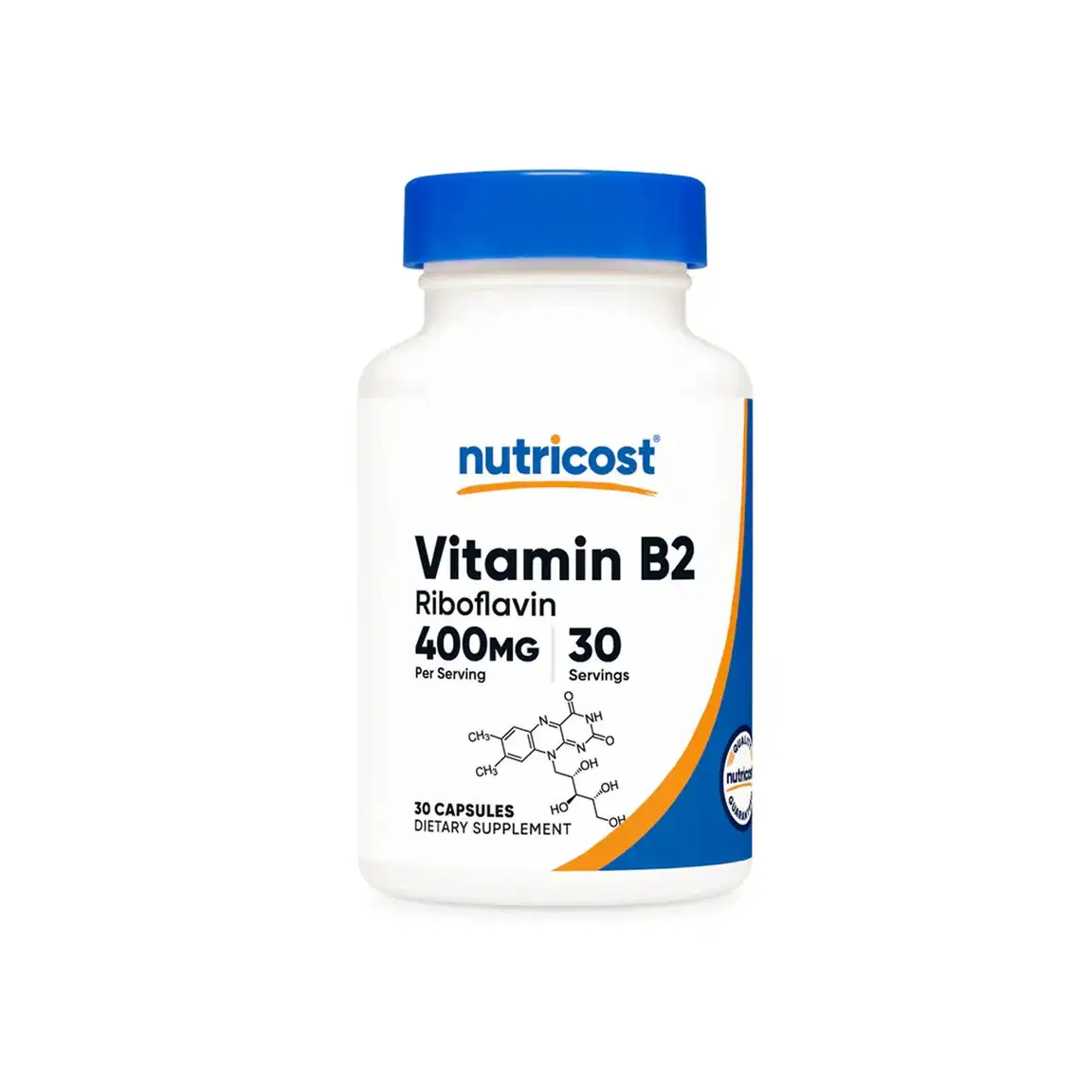 Vitamin B2 (Riboflavin) 30 Capsules