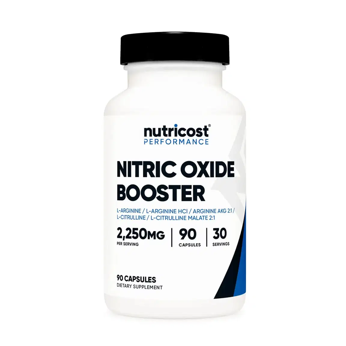 Nitric Oxide Booster 2250 mg 90 Capsules