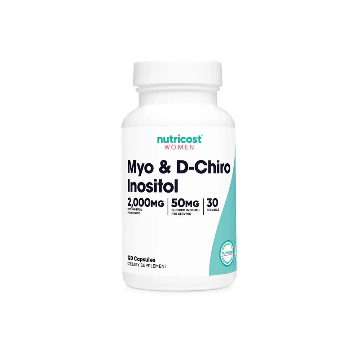 Myo & D-Chiro Inositol for Women 2000 mg 50 mg 30 Capsules