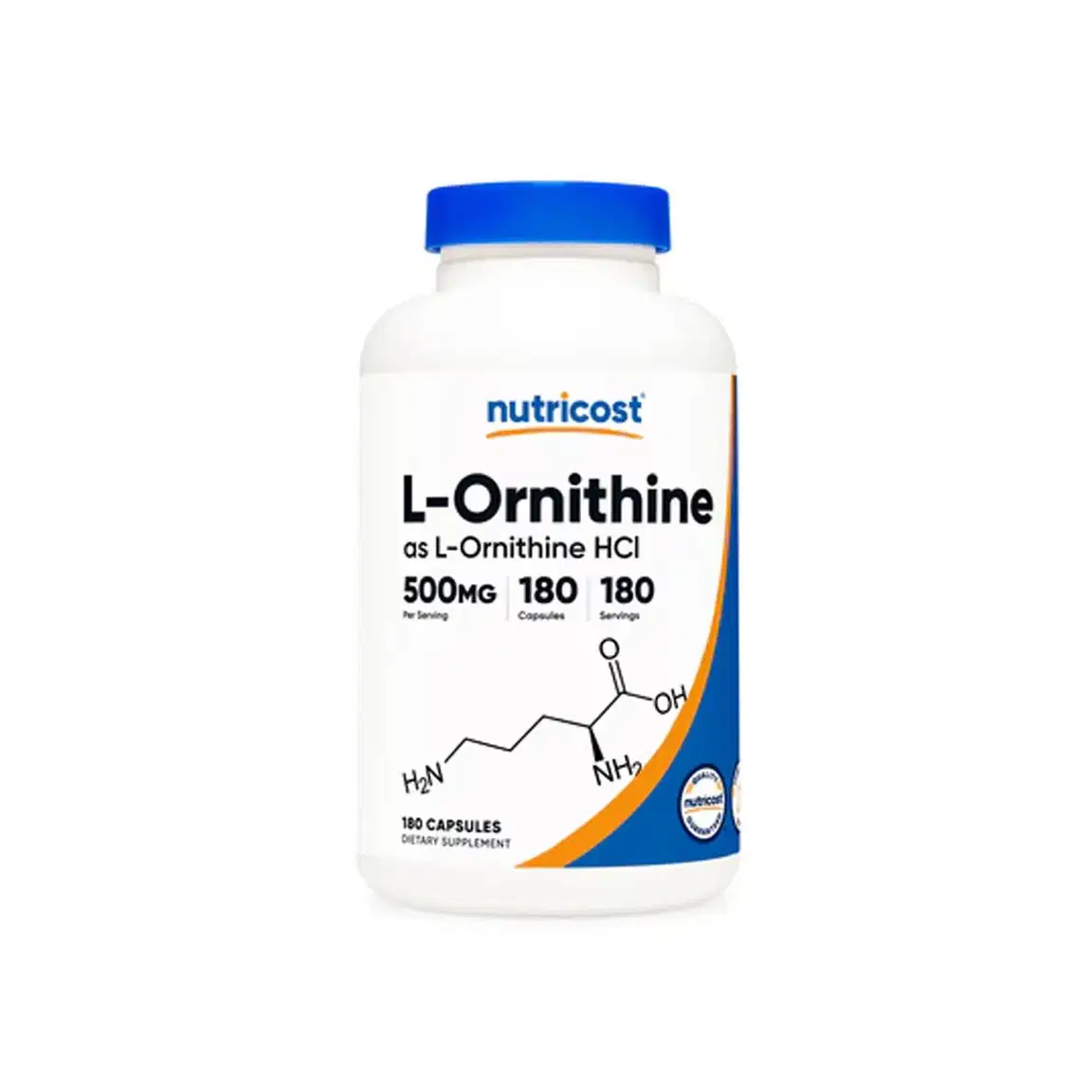 L-Ornithine 500 mg 180 Capsules