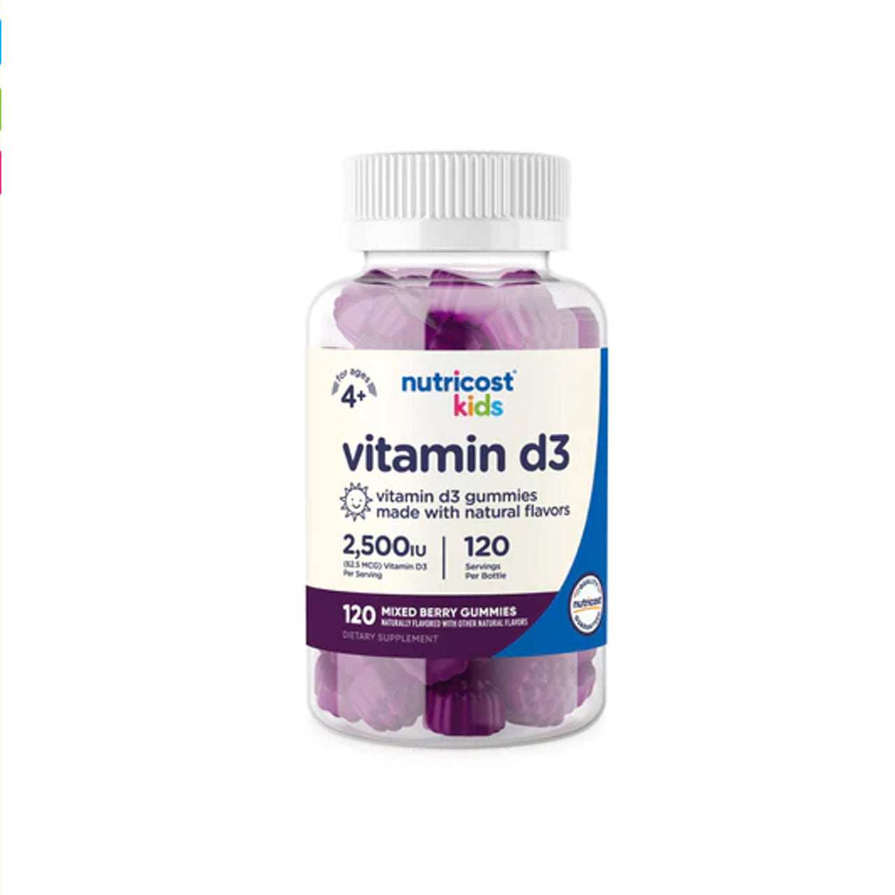 Kids Vitamin D3 2500 IU 120 Gummies