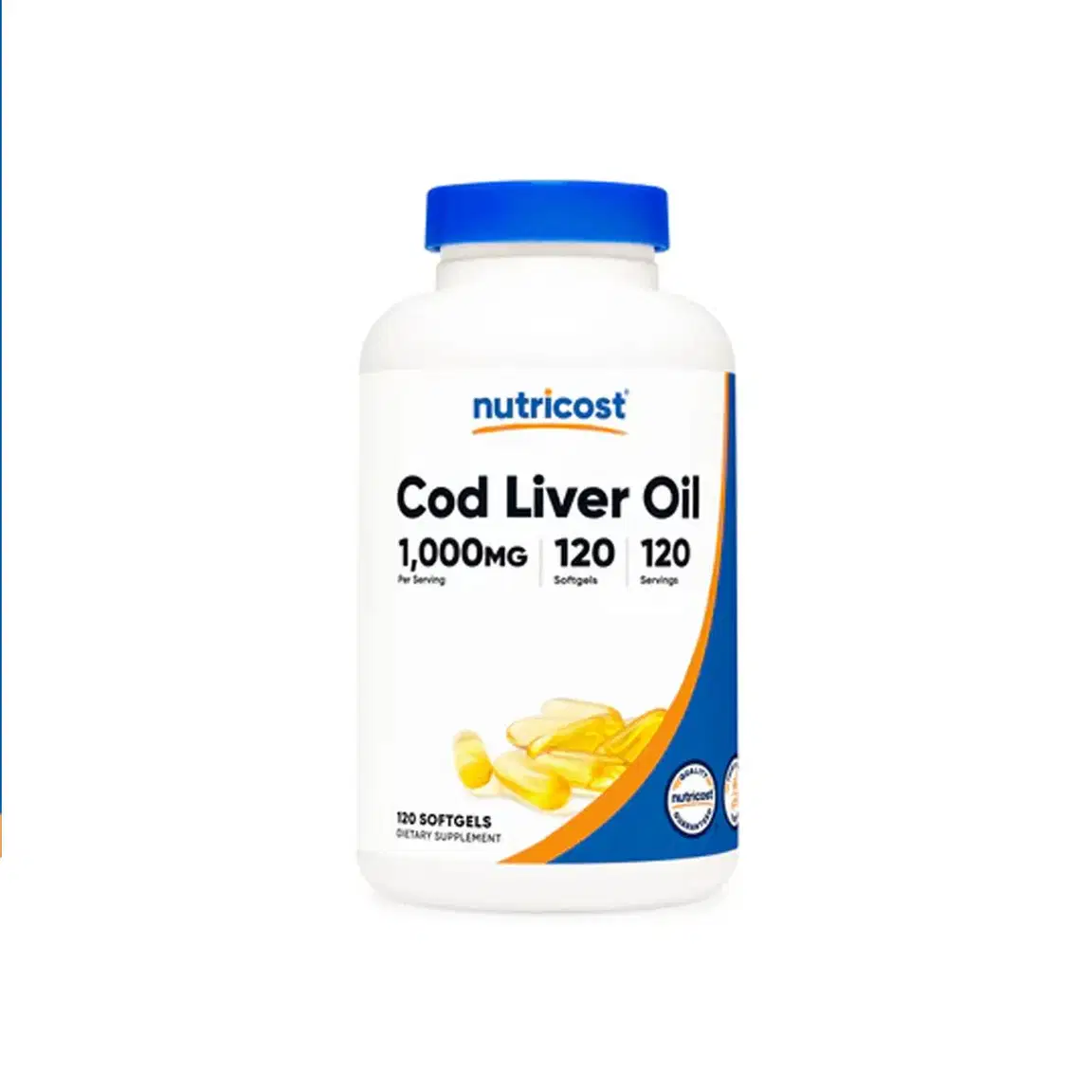 Cod Liver Oil 1000 mg 120 Soft gels