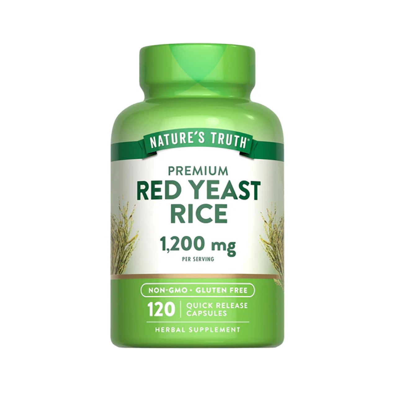 Red Yeast Rice 1200 mg 120 Capsules