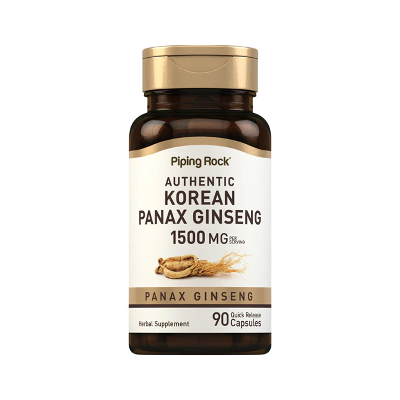 Korean Panax Ginseng 1500 mg 90 Capsules